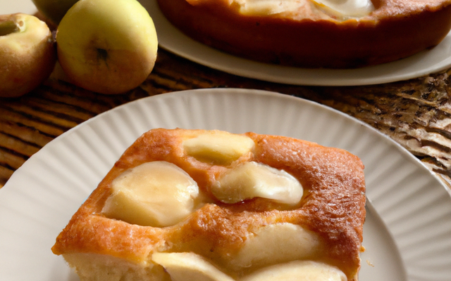 Gâteau au yaourt et aux pommes classique