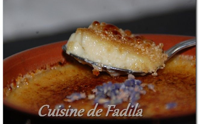 Crème brulée à la lavande