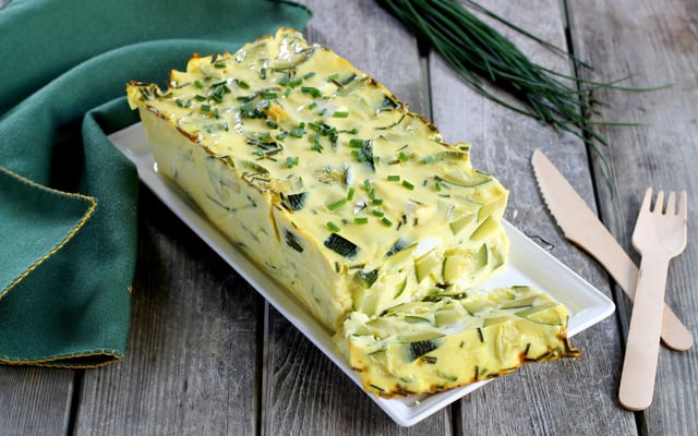 Flan de courgettes