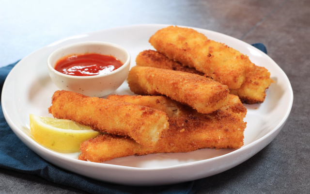 Poisson pané maison