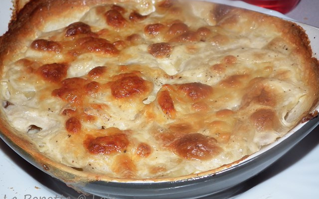 Gratin de pommes de terre aux cèpes