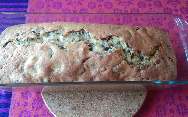 Cake à la banane et aux pépites de chocolat