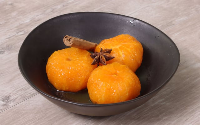 Clémentines pochées aux épices