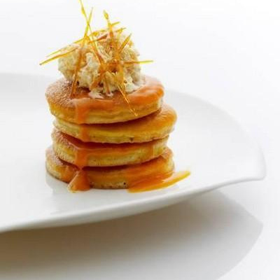 Pancake soufflé à la glace Suzette