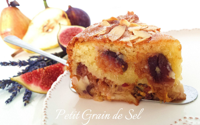 Tentation amande figues et poires