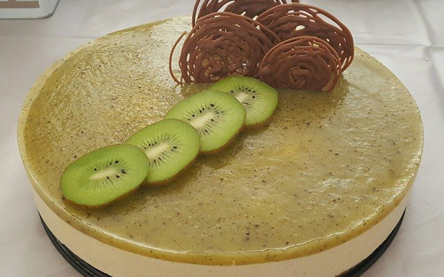 Bavarois aux kiwis