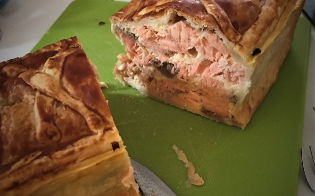 Pâté en croûte de saumon