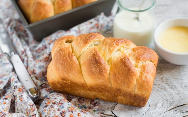 Brioche allégée en matières grasses