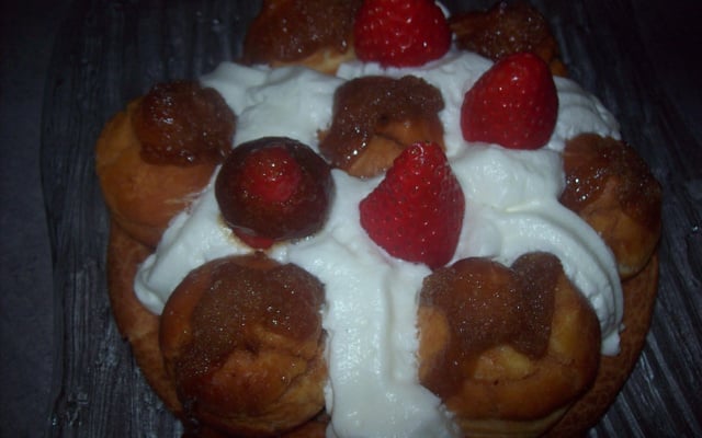 Saint-Honoré de chef à la fraise