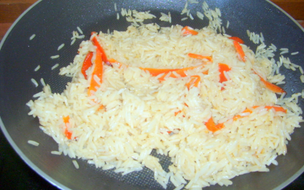 Riz pilaf aux poivrons