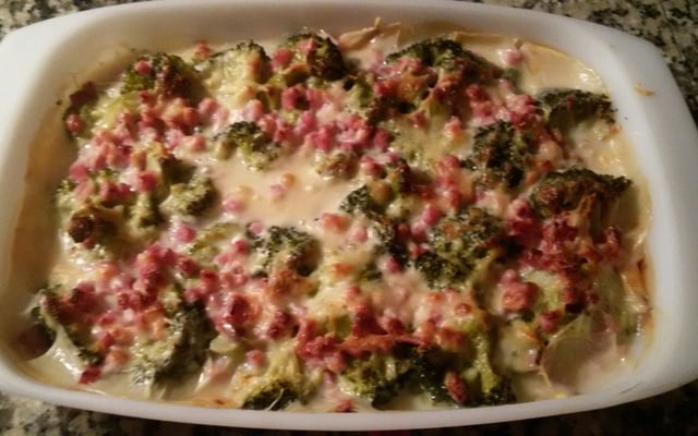 Brocoli gratiné à la bechamel