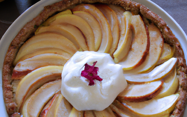 Tarte aux yaourt et aux pommes