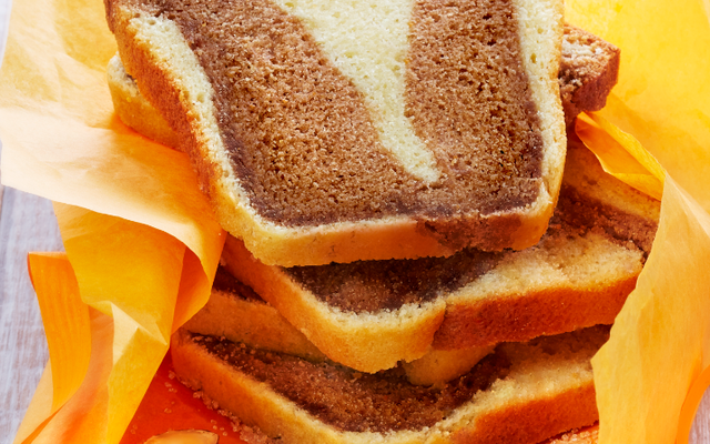 Cake marbré praliné