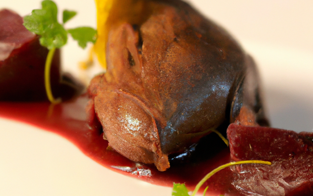 Suprème de colvert de la côte picarde sauce chasseur