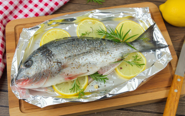 Poissons en papillote au barbecue