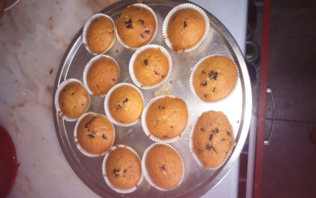 Muffin au pépites de chocolat