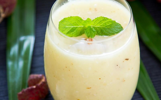 Smoothie Lychees Coco Banane