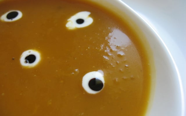 Velouté de butternut au balsamique