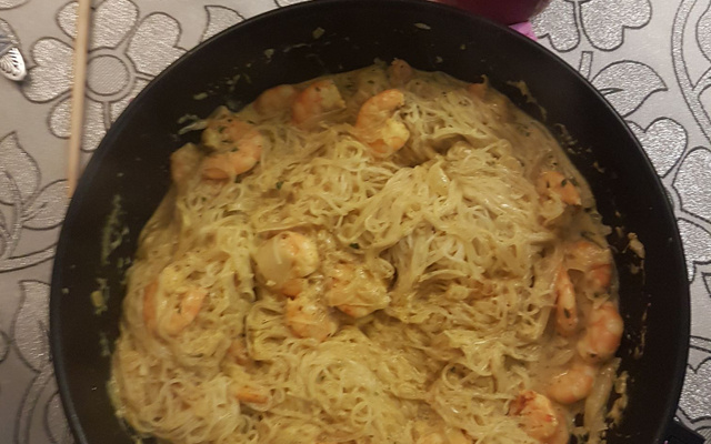 Curry de crevettes au lait de coco