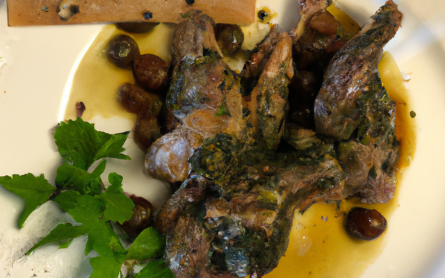 Lapin au grisets et pebre d'aïl