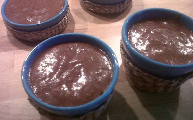 Mousse au chocolat noir sans sucre