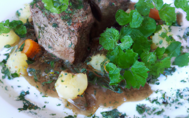 Bricks d'agneau à la coriandre et au bleu