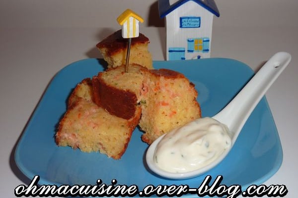 Cake saumon surimi citron