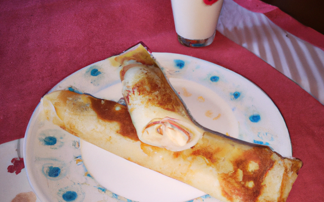 Crêpes faciles avec du lait en poudre!