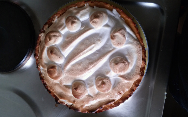 Tarte au citron meringuée à partager