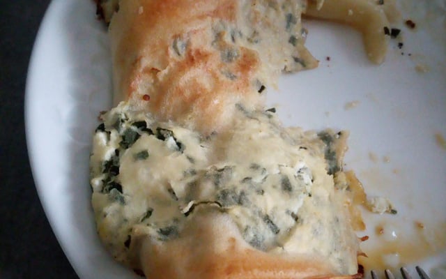 Asperges des Sables des Landes IGP en feuilles de brick et fromage aux herbes