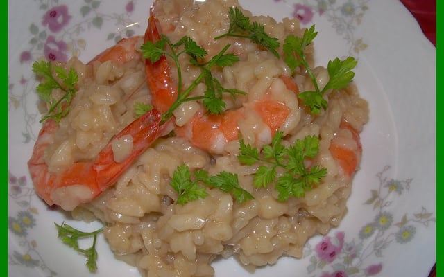 Risotto aux crevettes économique