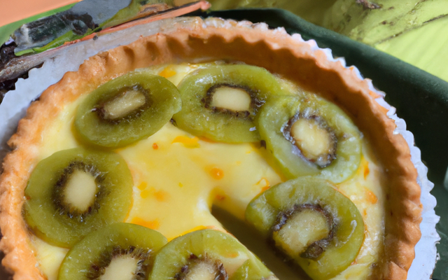 Tarte citron et kiwis