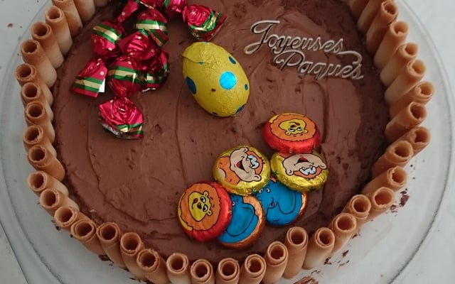 Gâteau de Pâques au chocolat