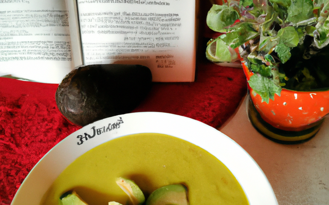 Velouté d'avocats aux agrumes