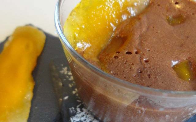 Mousse au chocolat au parfum exotique