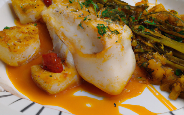 Turbot à l'andouille de Vire