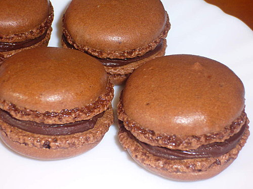Mes premiers Macarons au chocolat