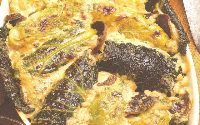 Chou farci gratiné