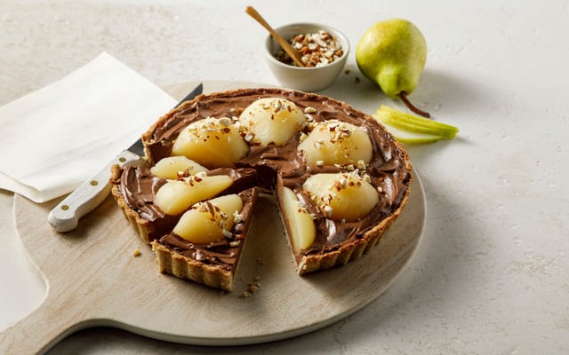 Tarte poire chocolat