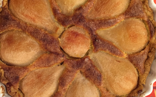 Tarte poire-chocolat de grand-mère