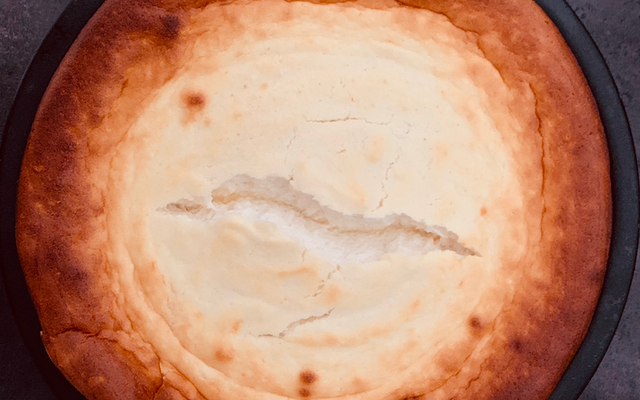 Gâteau léger au fromage blanc et à la noix de coco