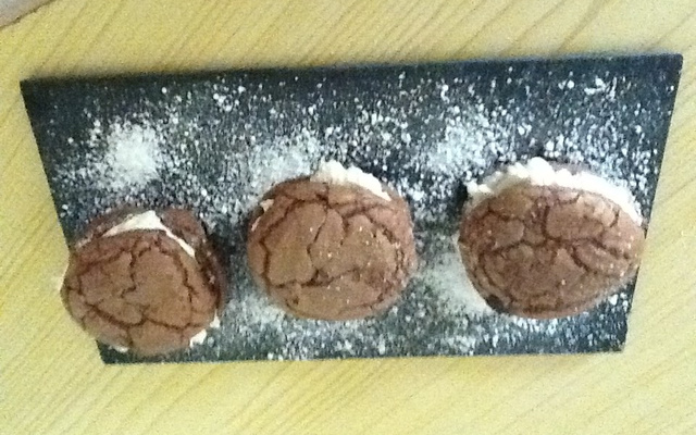 Whoopie au chocolat et american cream