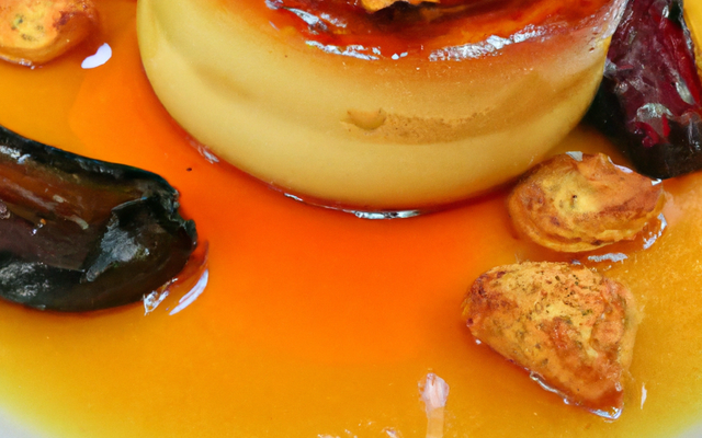 Foie gras façon crème brulée.