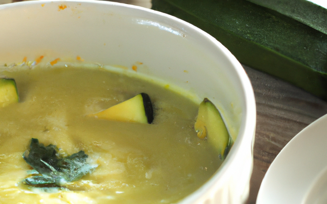 Velouté de courgettes facile