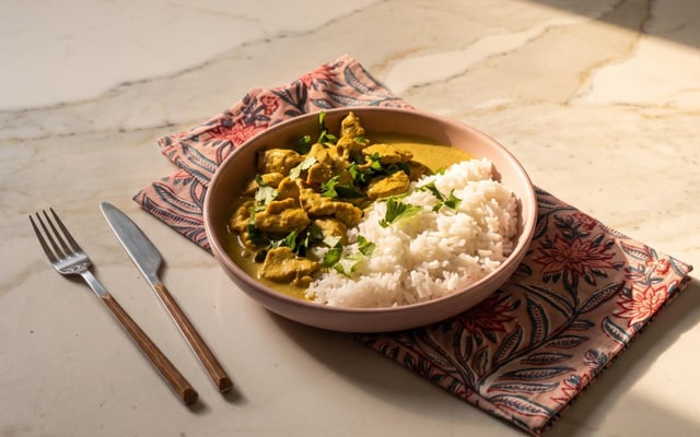 Le véritable poulet Korma de Sandra Salmandjee