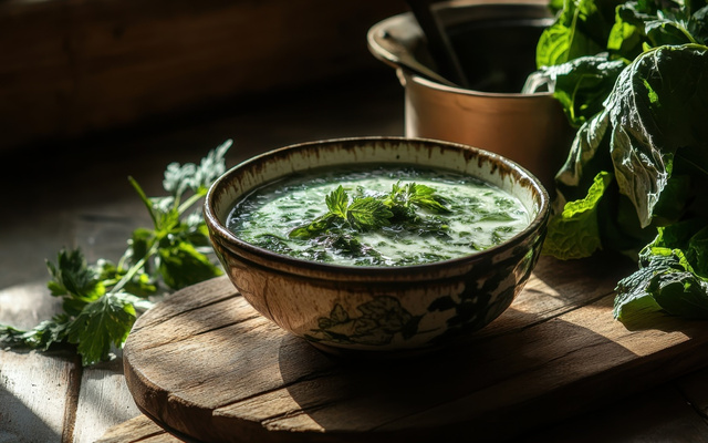 Soupe de choux vert au Thermomix