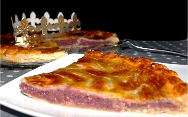 Galette des rois à la framboise