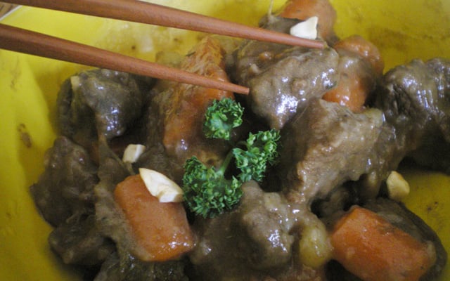 Bœuf bourguignon aux saveurs asiatiques