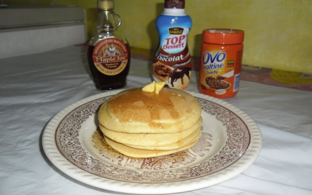 Pancakes à la fleur d'oranger