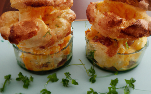 Mini-soufflés au chou-fleur et à l'Emmental
